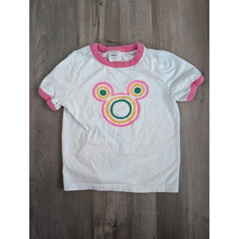 Hanna Andersson Disney Mickey Mouse Retro Ringer Tee, 5T (U2)
